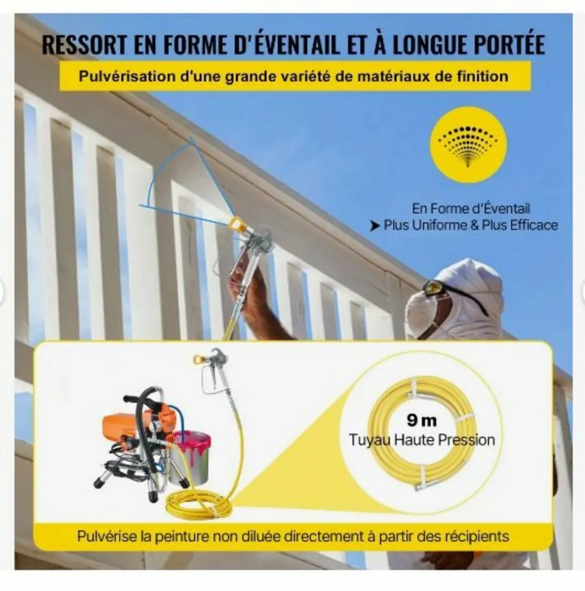 Airless Paint Sprayer 2200W - Image 4