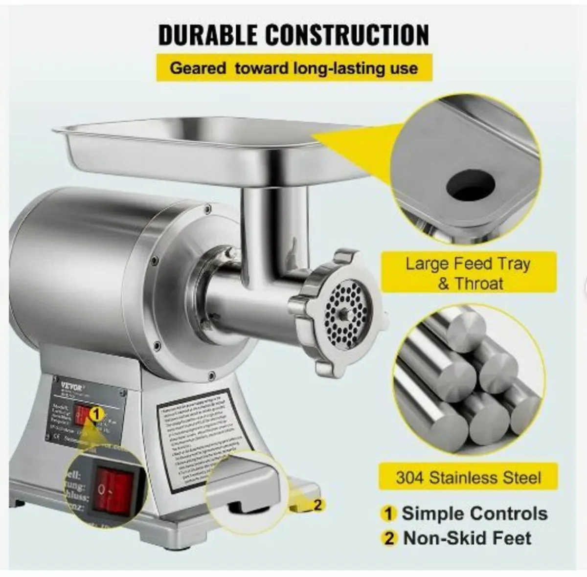 8500W Commercial Stainless Steel - Image 4