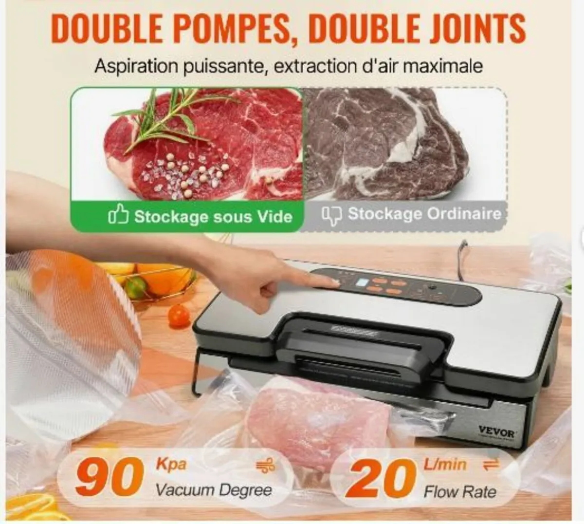 Vacuum Sealer Machine Food Preservation - Image 3