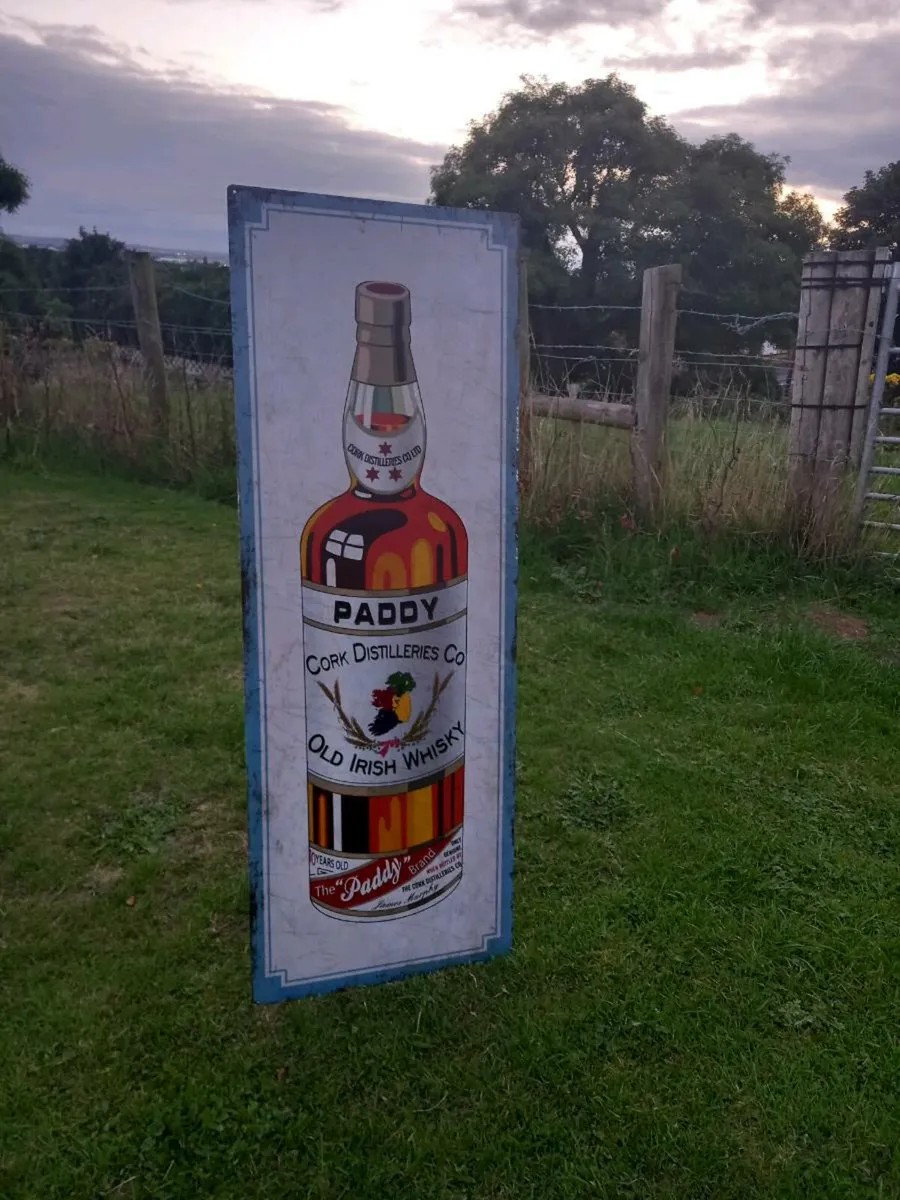 Extra Large Paddy Tin Sign
