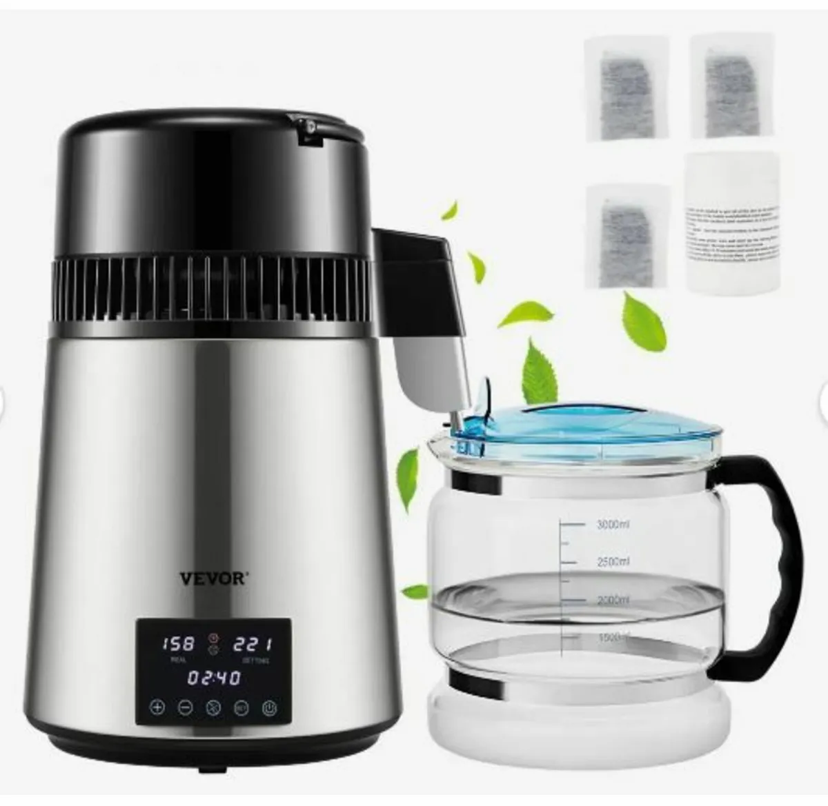 4L Water Distiller 1.5L/H Distilled Water Maker - Image 1