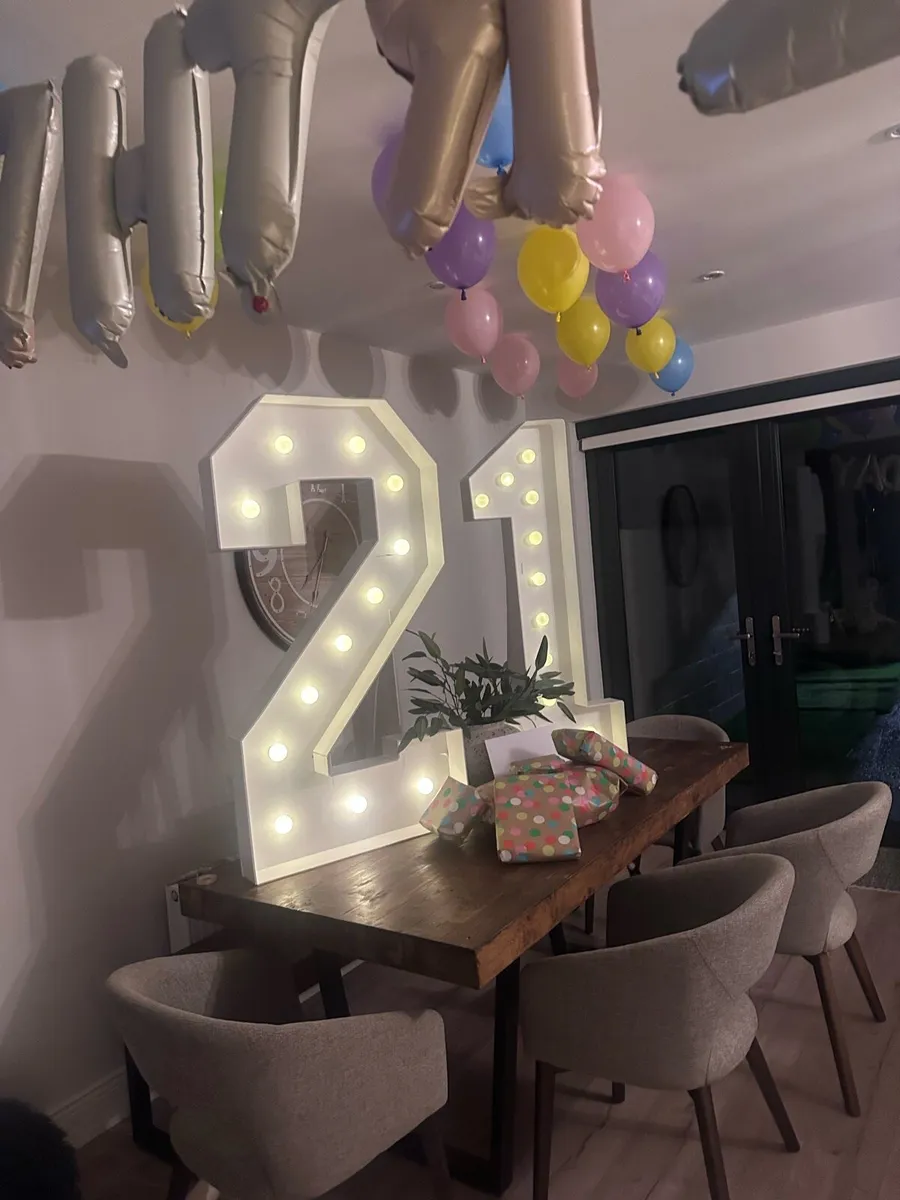 4ft light up numbers - Image 2