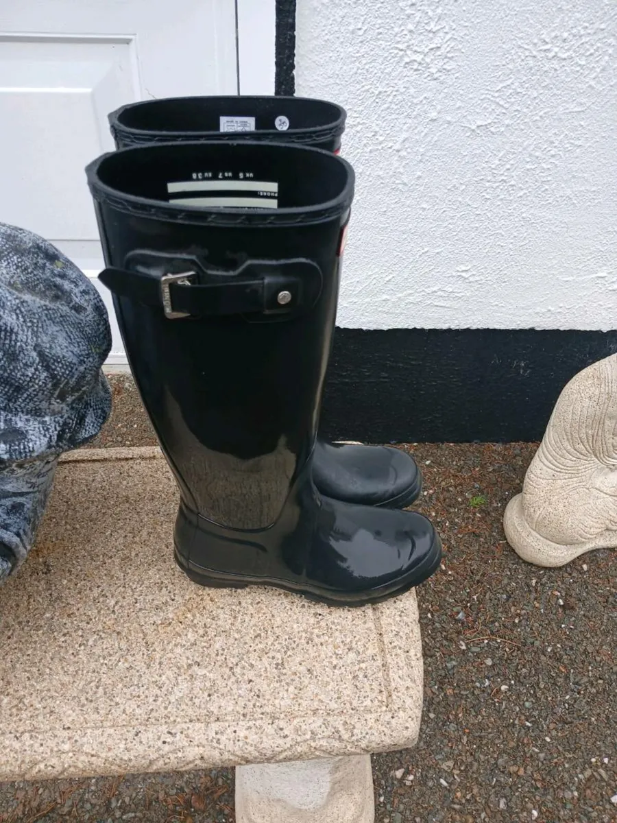 Hunter Wellington Boots - Image 1