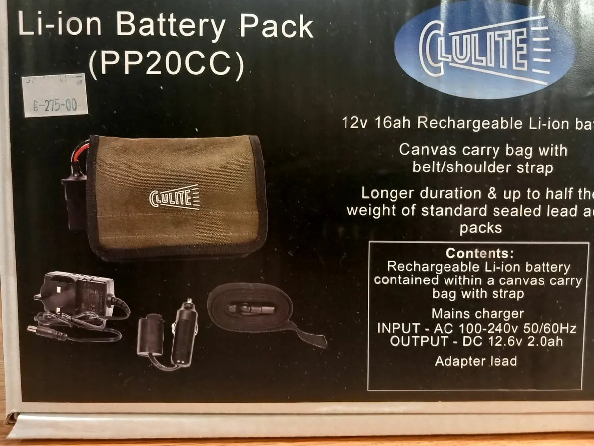 16 AMP LITHIUM BATTERY PACK (CLULITE ) - Image 1