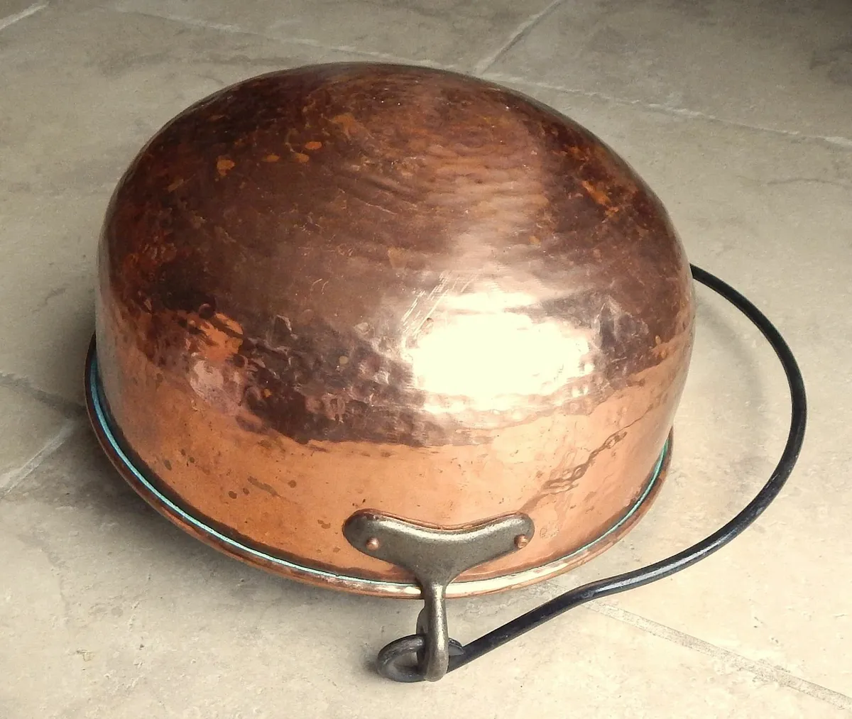 Large Vintage Hand Made French Confiture / Jam Pan - Image 4