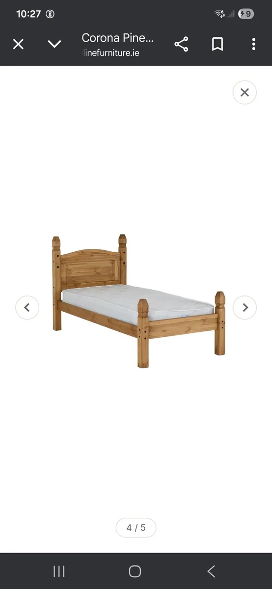 Free Pine Single Beds with matress