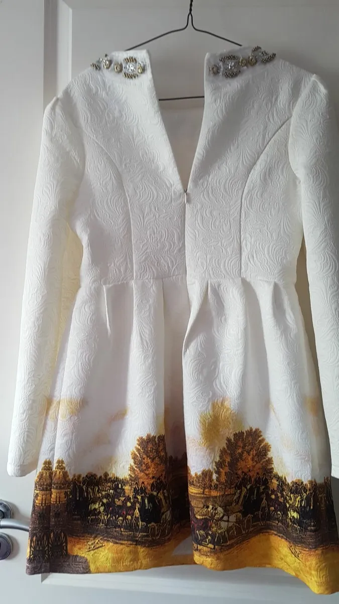 Horse print dress fits sm new - Image 3