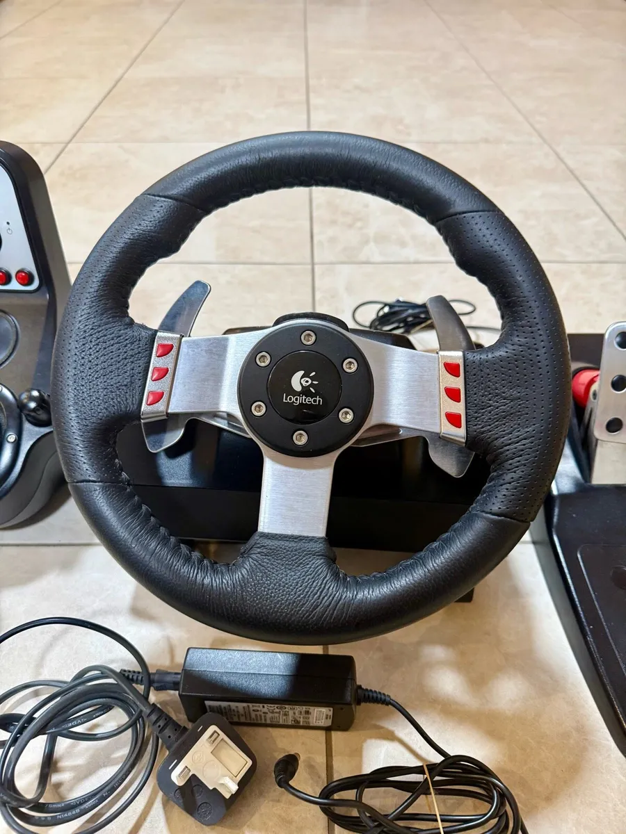 🔸Logitech G27 Steering Wheel+Gearstick+Pedals🔸 - Image 3