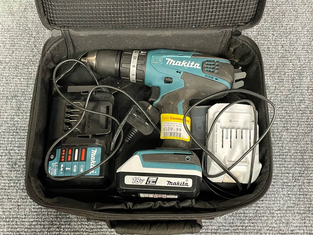 Makita Cordless Drill + batteries + charger - Image 1