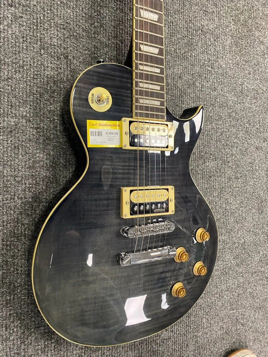 *NEW* Grey Vintage V100 Electric Guitar - Image 2