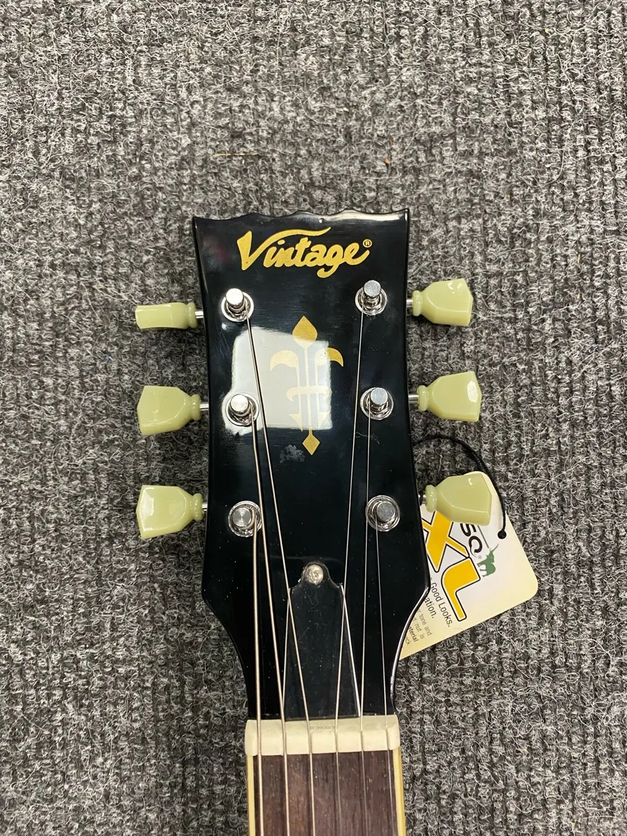 *NEW* Grey Vintage V100 Electric Guitar - Image 3