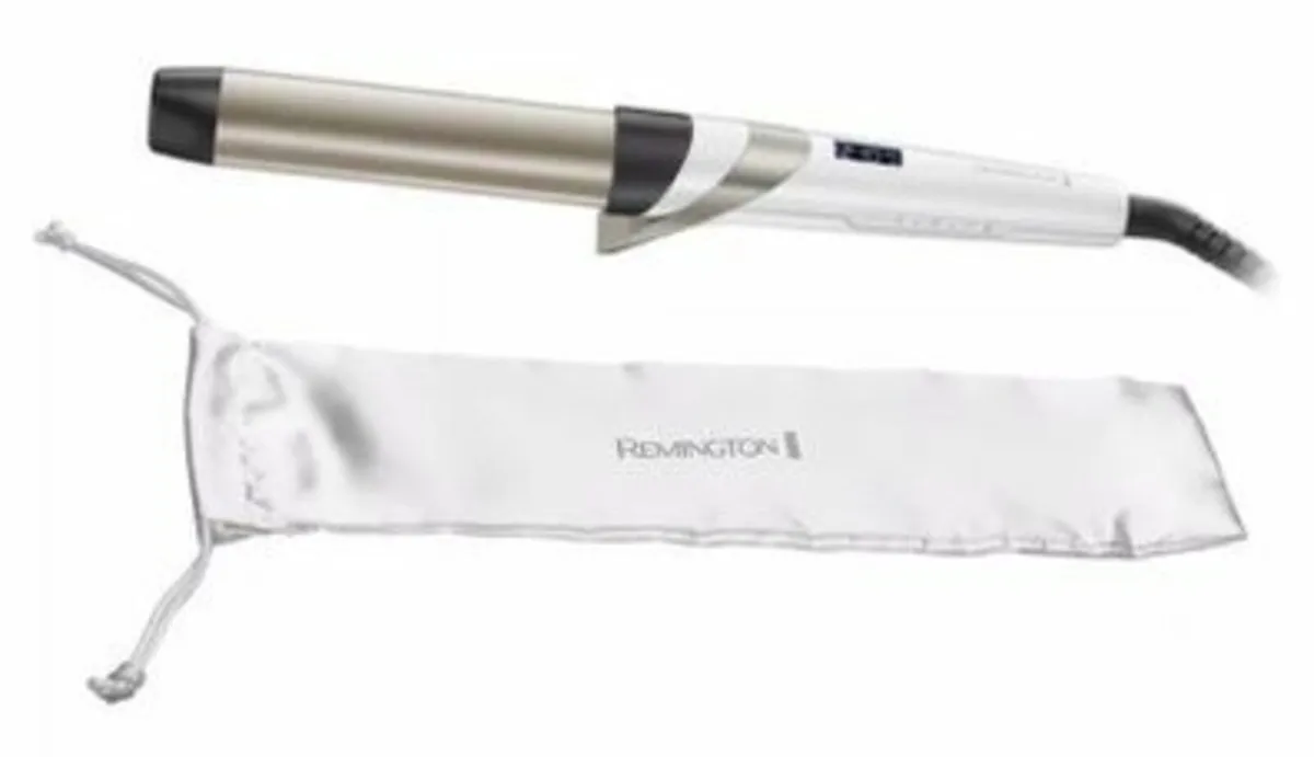 REMINGTON HYDRAluxe Curling Tong - White - Image 1