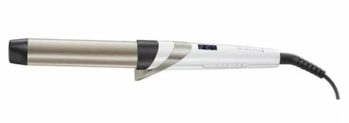 REMINGTON HYDRAluxe Curling Tong - White - Image 2