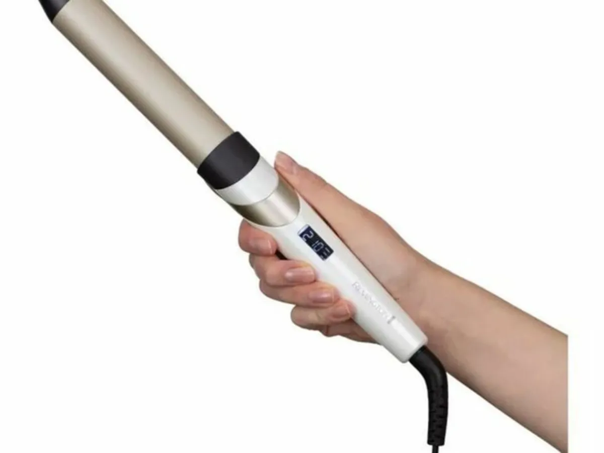 REMINGTON HYDRAluxe Curling Tong - White - Image 3
