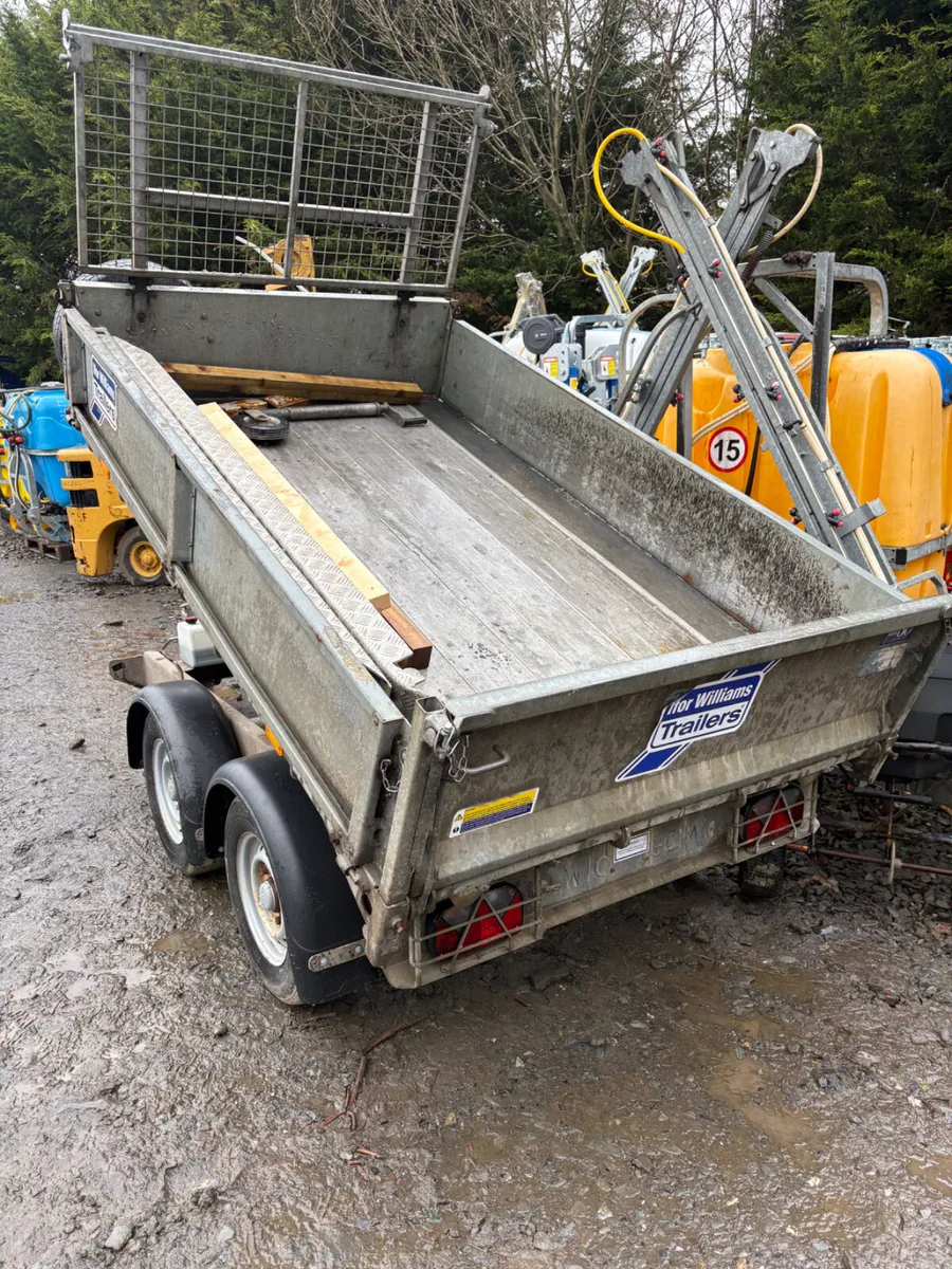 2018 ifor Williams 8ft tipping trailer - Image 2