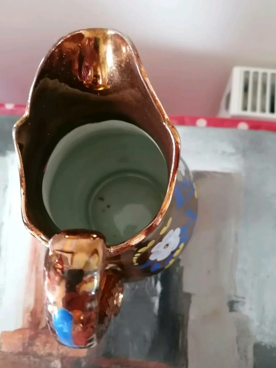 Victorian Copper Jug with Swan Neck Handle - Image 2