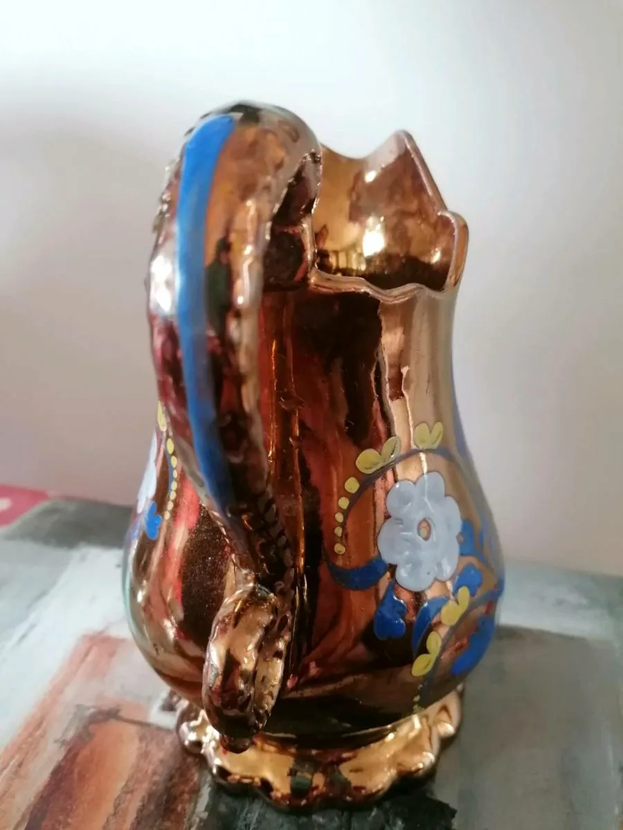 Victorian Copper Jug with Swan Neck Handle - Image 4