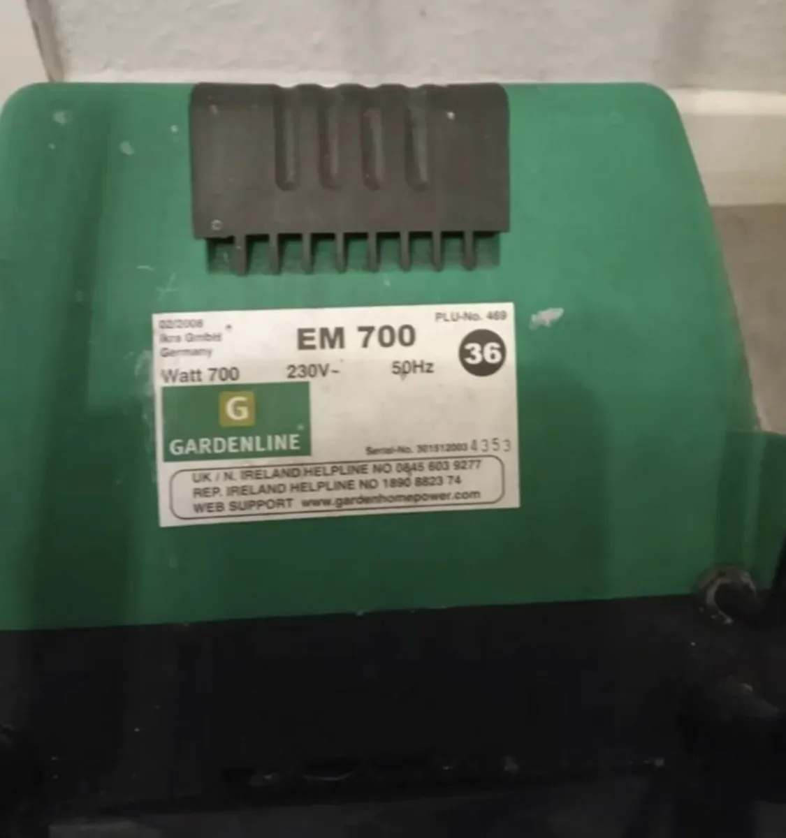 GardenLine EM700 Rotavator (tiller) - Image 4