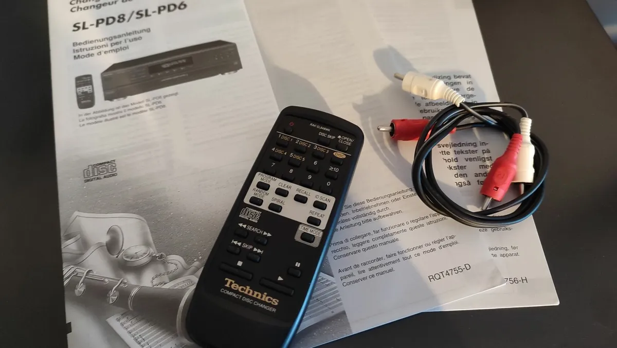 Technics SL-PD8, 5 Cd Changer. VGC. Cleaned.Remote - Image 4