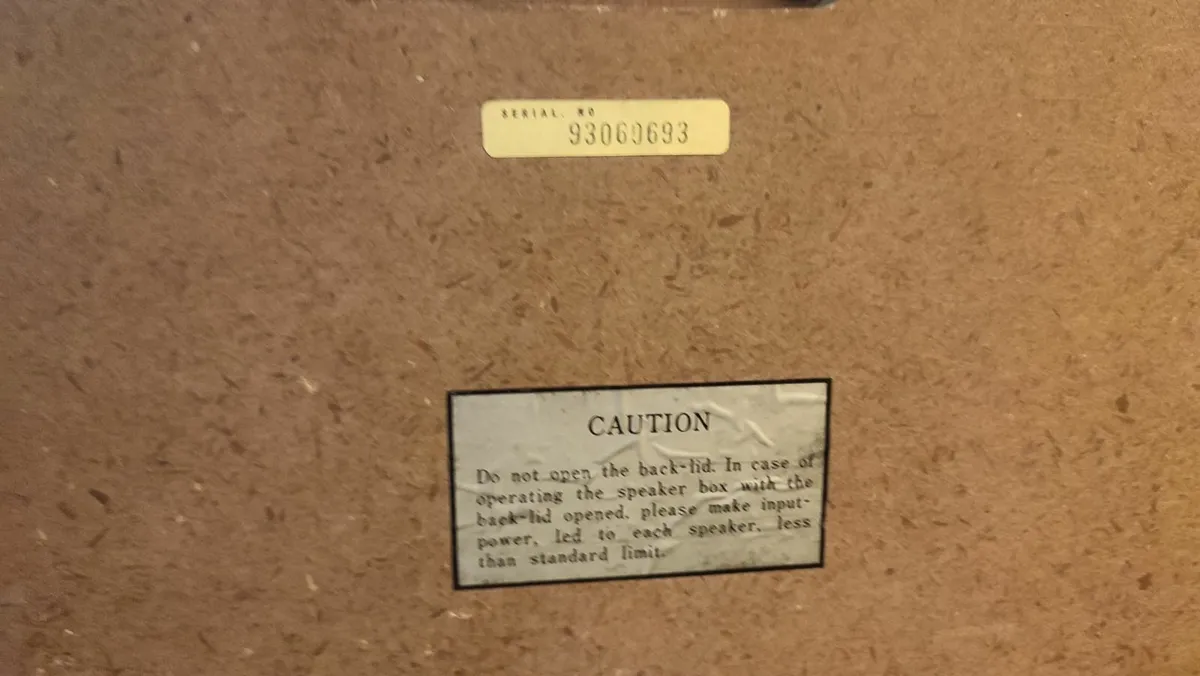 SANSUI SP-50 speakers. VGC. Recaped - Image 2