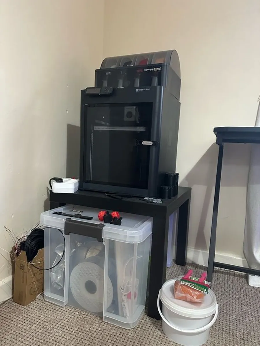 Bambulab P1S in Warranty with over 10KG of PLA from Bambulab and AMS