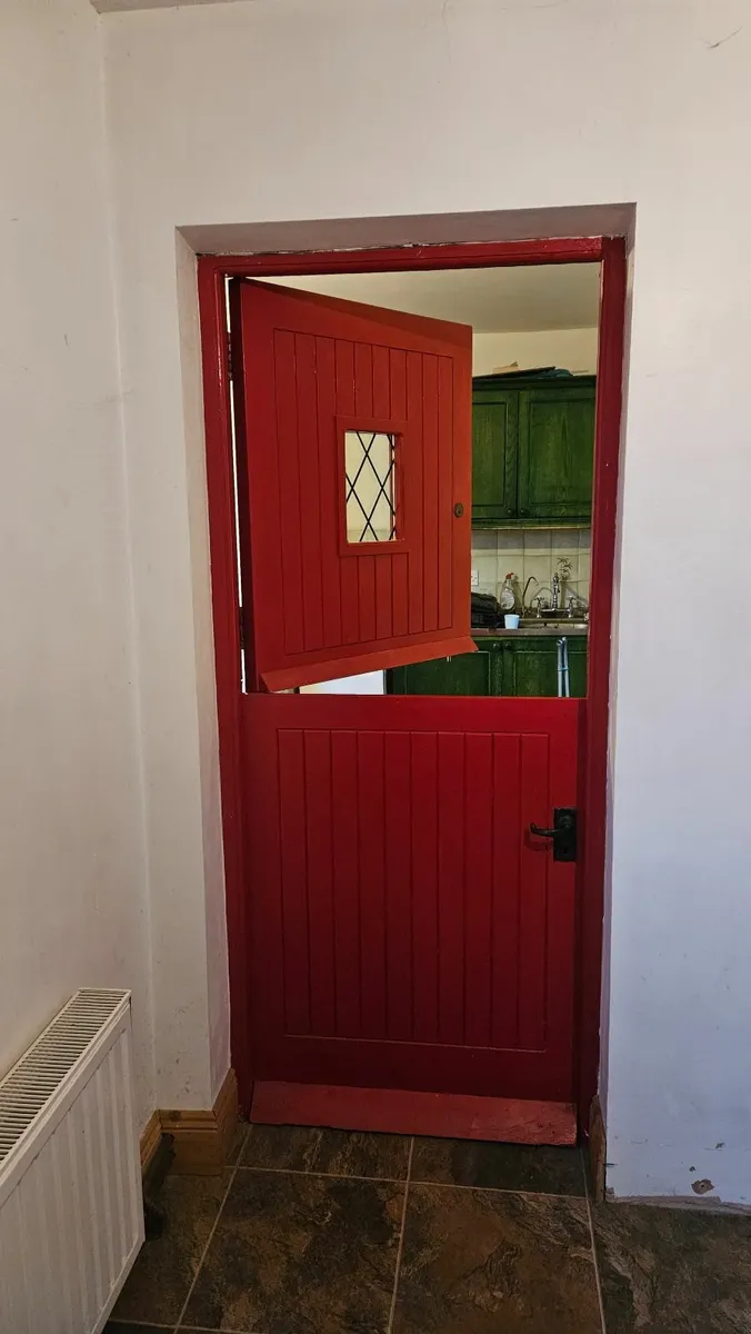 Solid wood cottage half door - Image 1