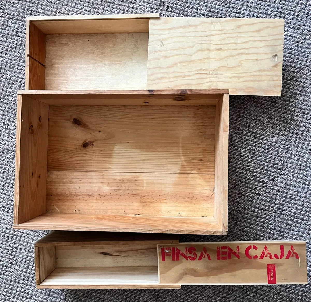 Three wooden boxes all together €5 - Image 2