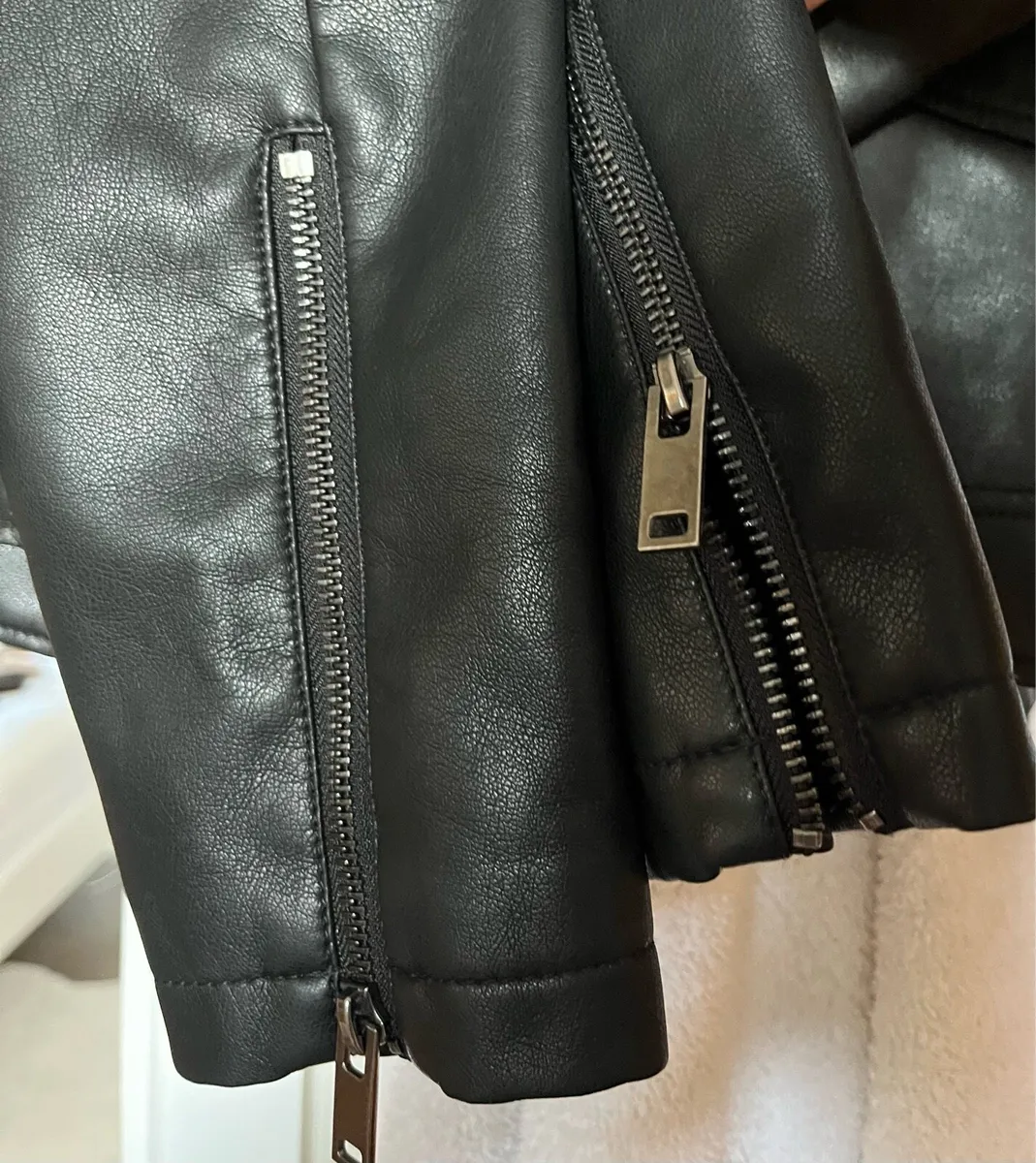 M&S leather jacket - Image 4