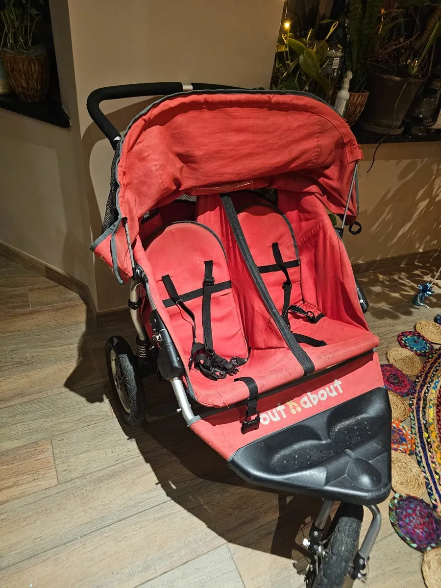 Out n about double buggy