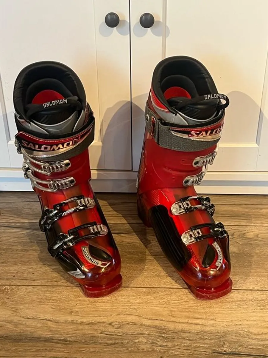 Salomon Falcon Custom Shell Pro ski boots, size 27.0 or UK 8.5-9 - Image 1