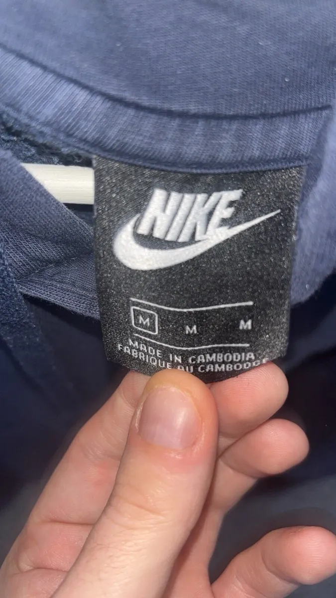 Nike Navy Swoosh Hoodie - Image 3