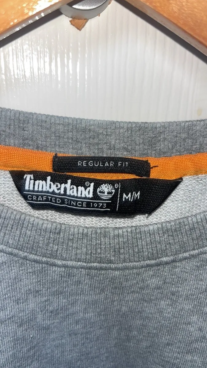 Timberland Grey Logo Sweatshirt - Image 3