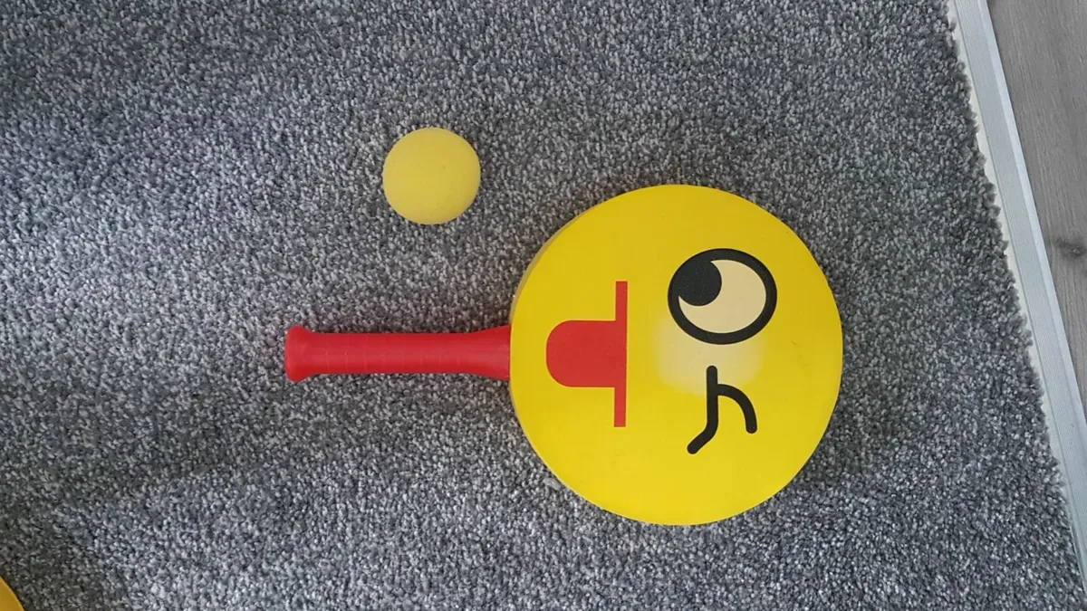 soft sponge racket with ball