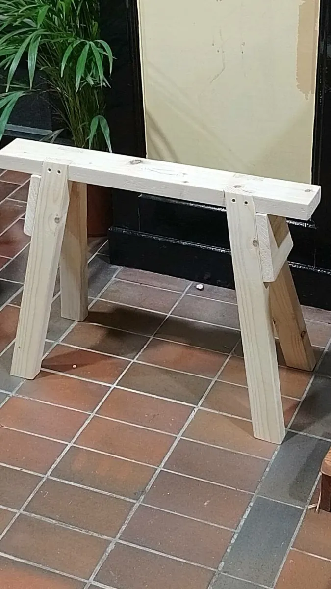 Carpenter's stool/Bench... Sawhorse - Image 4