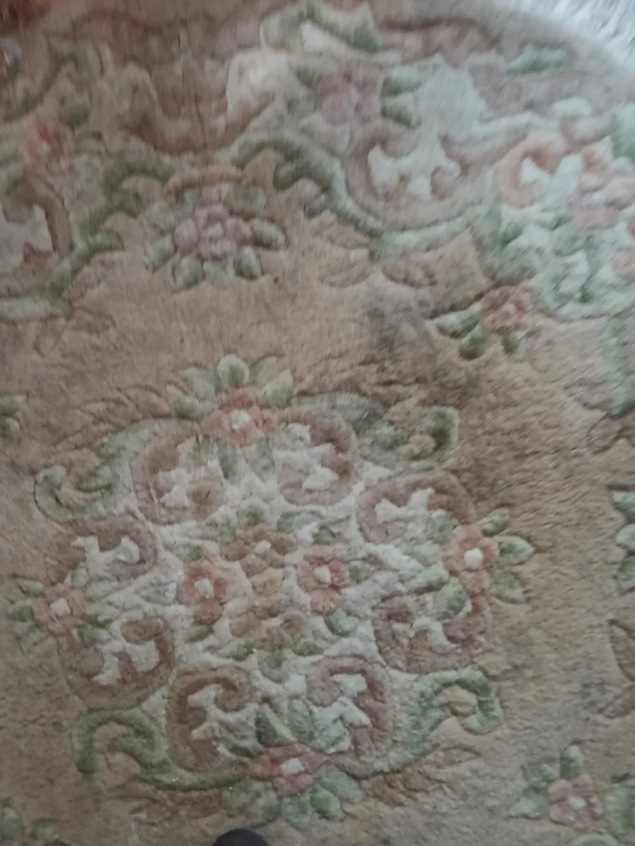 Natural Wollen Rug, handwoven - Image 3