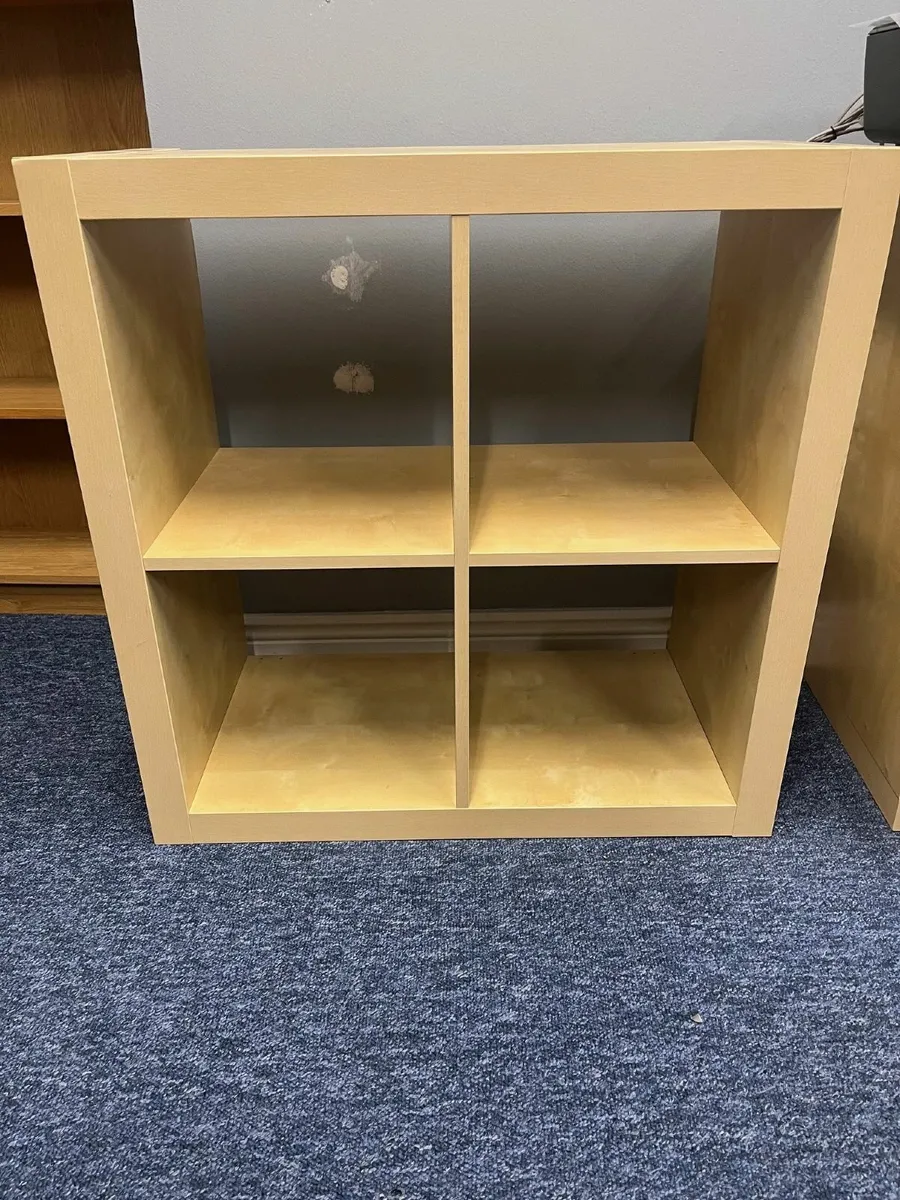 Ikea Kallax  Cubes 77cm Black and Beech - Image 1