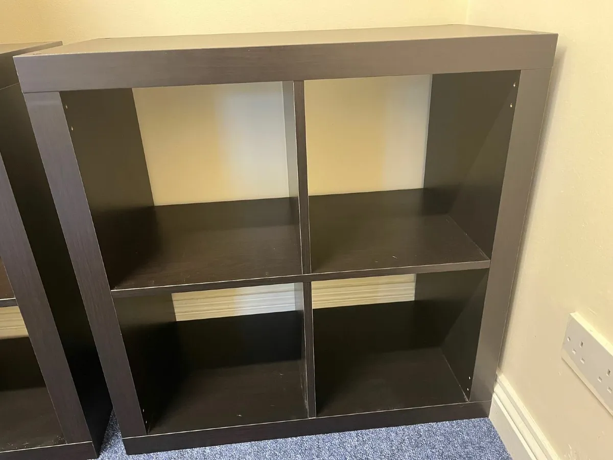 Ikea Kallax  Cubes 77cm Black and Beech - Image 2