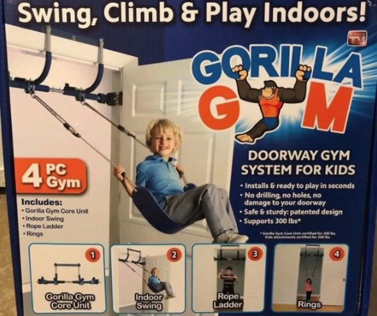 Gorilla Gym Kids Indoor Playground Set - Image 1
