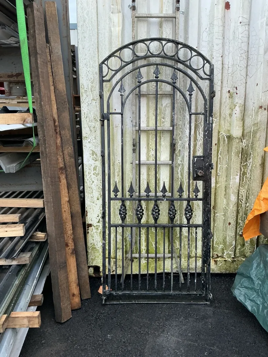 Galvanised Painted Pedestrian Side Gate - Image 2