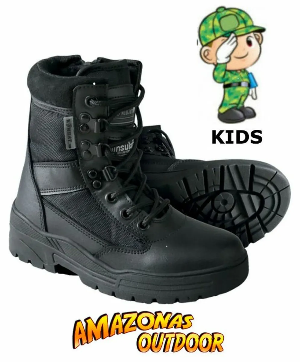 Kids Army Patrol Boots