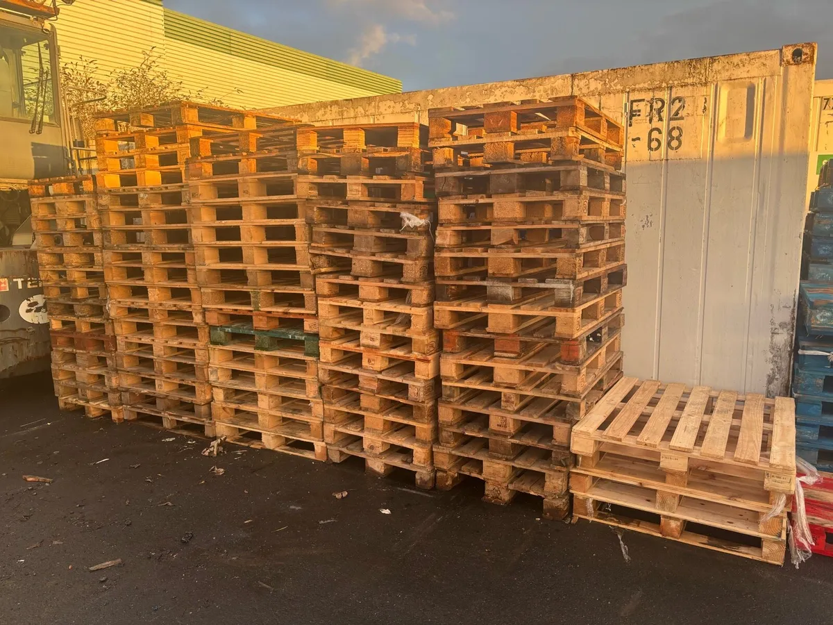 Wooden pallets