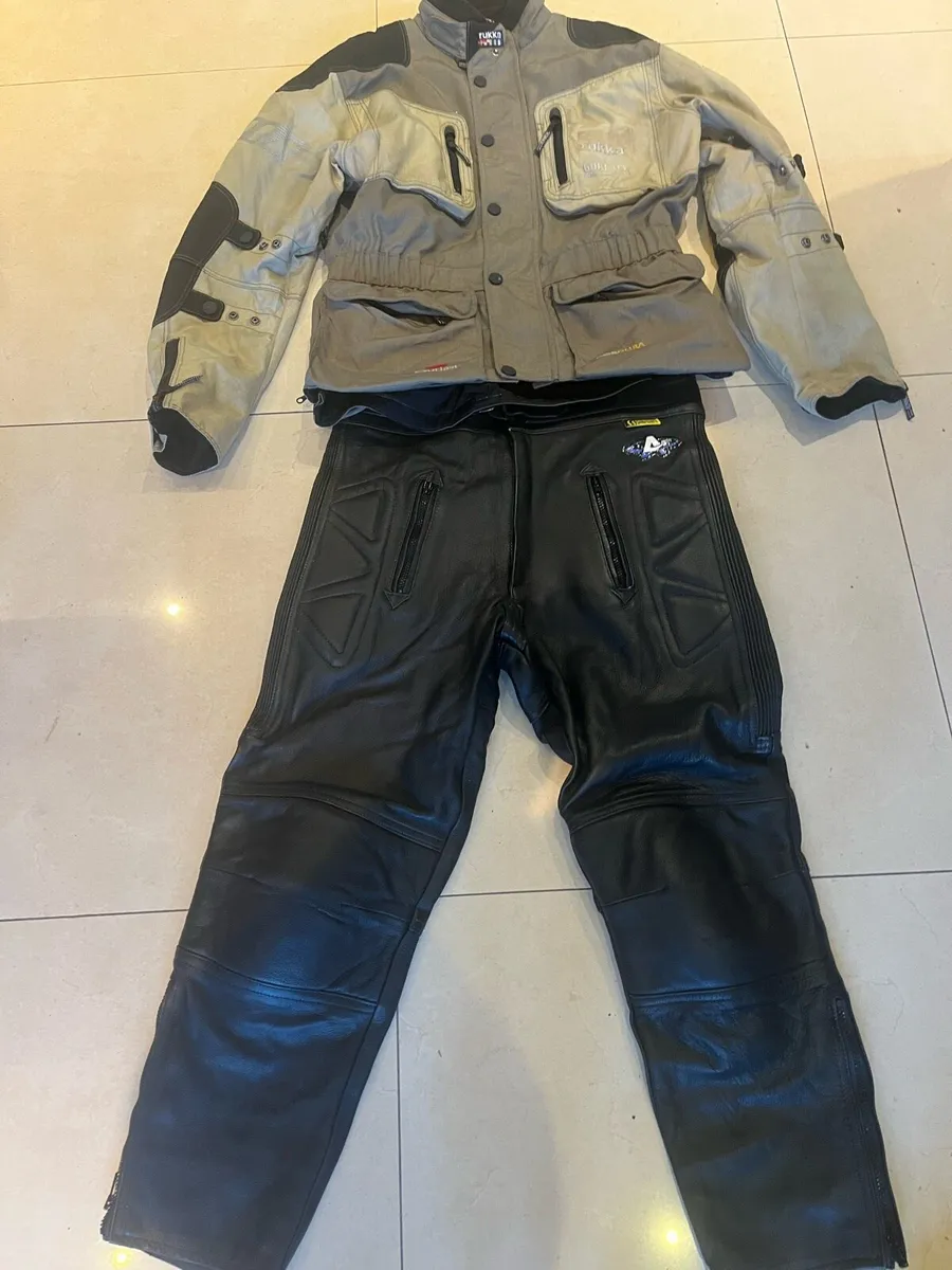 Rukka gortex jacket and leather touring pants - Image 1
