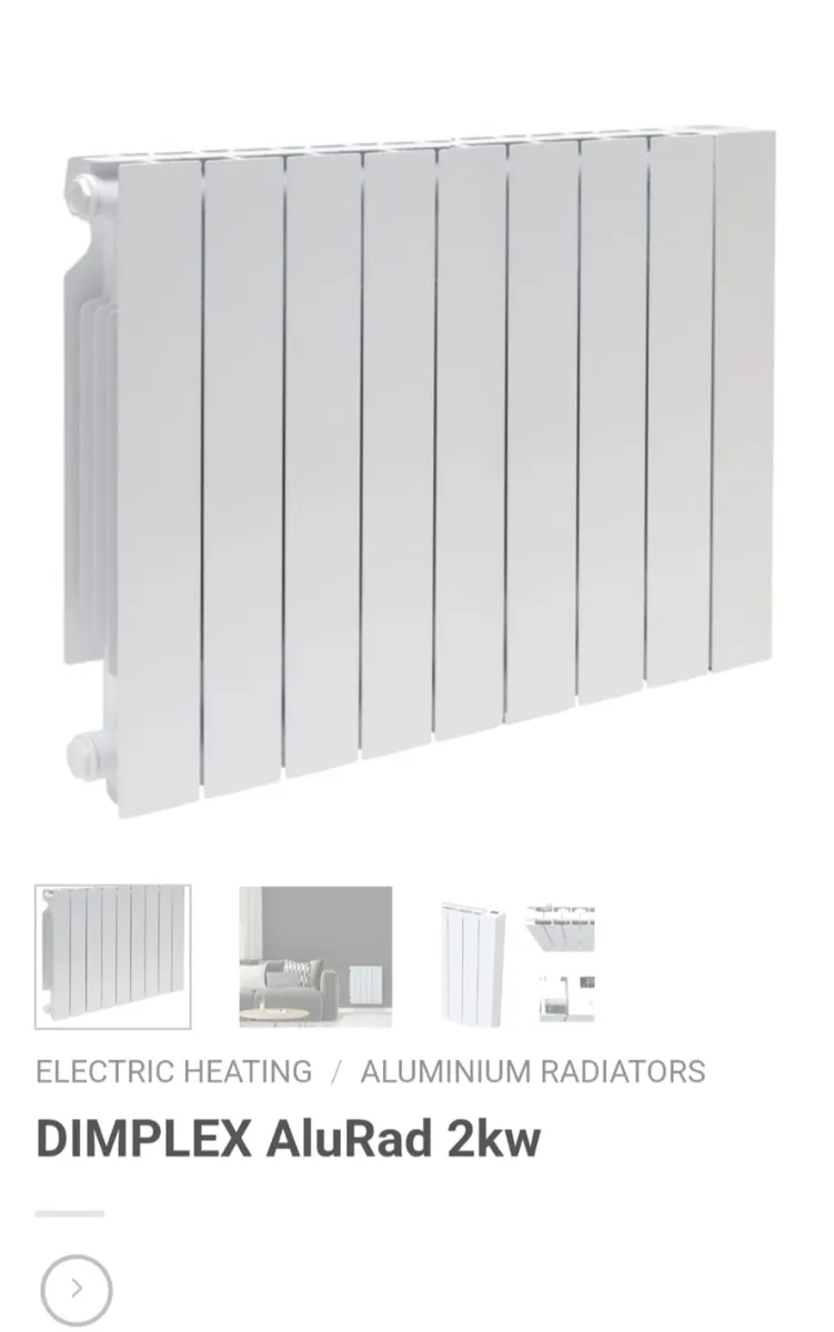 2 Dimplex 2kw wifi Radiators - Image 1