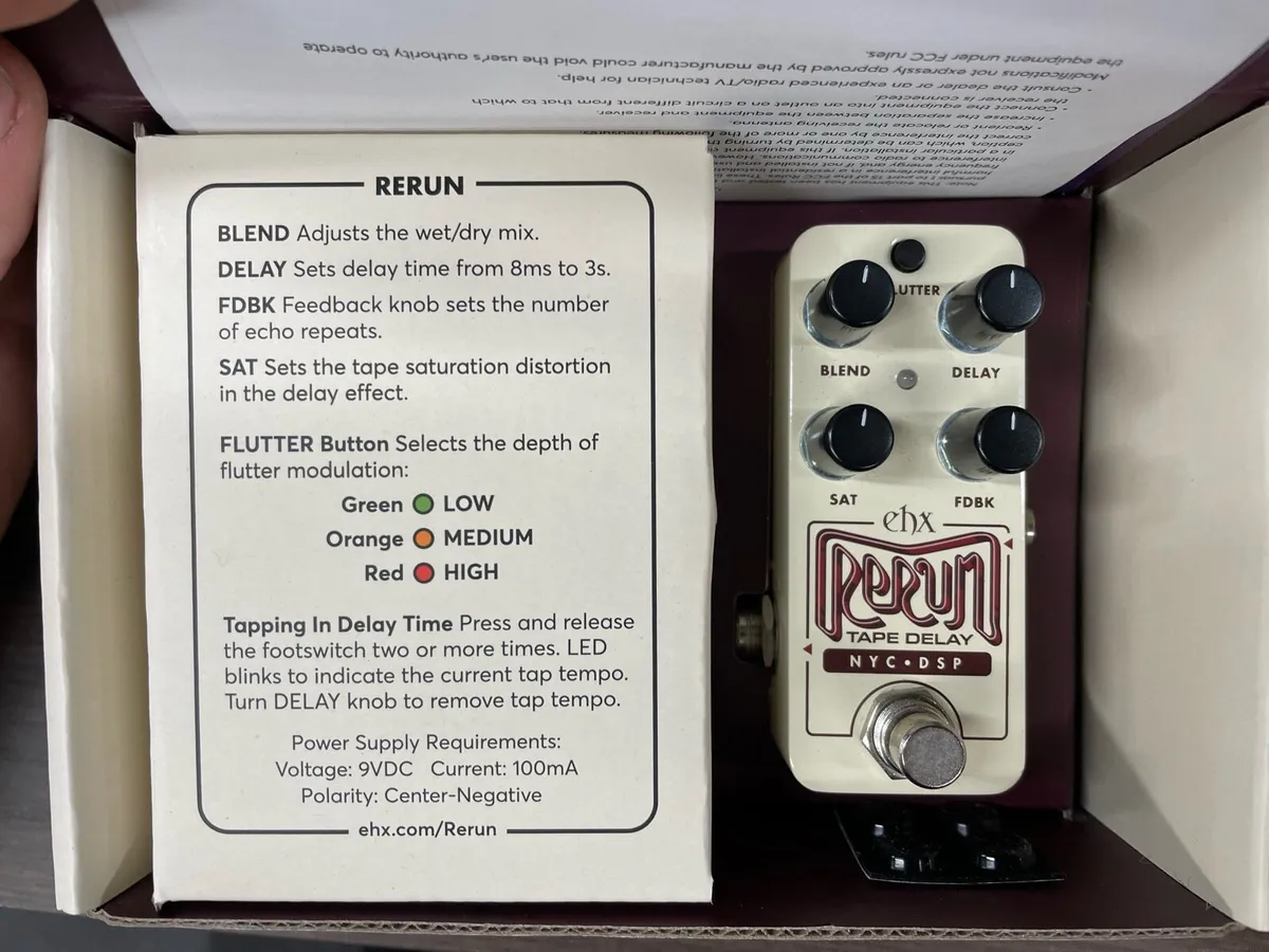 Electro Harmonix ReRun Tape Delay - Image 4