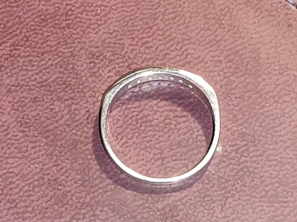 DIAMOND ETERNITY, 9CT White Gold New Dress Ring ! - Image 4