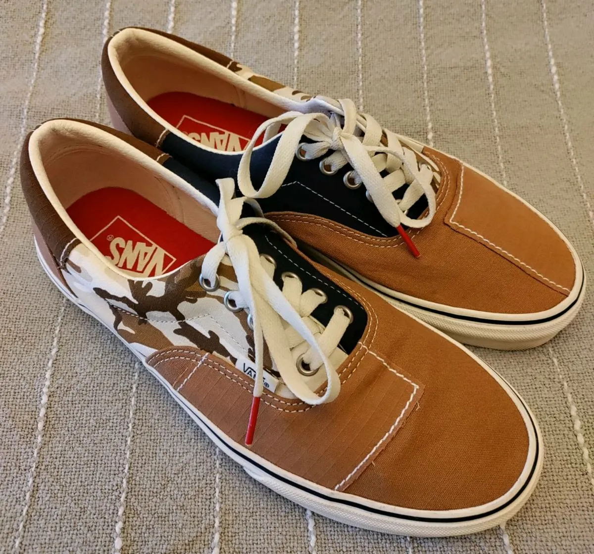 Vans Camo trainers 8uk - Image 1