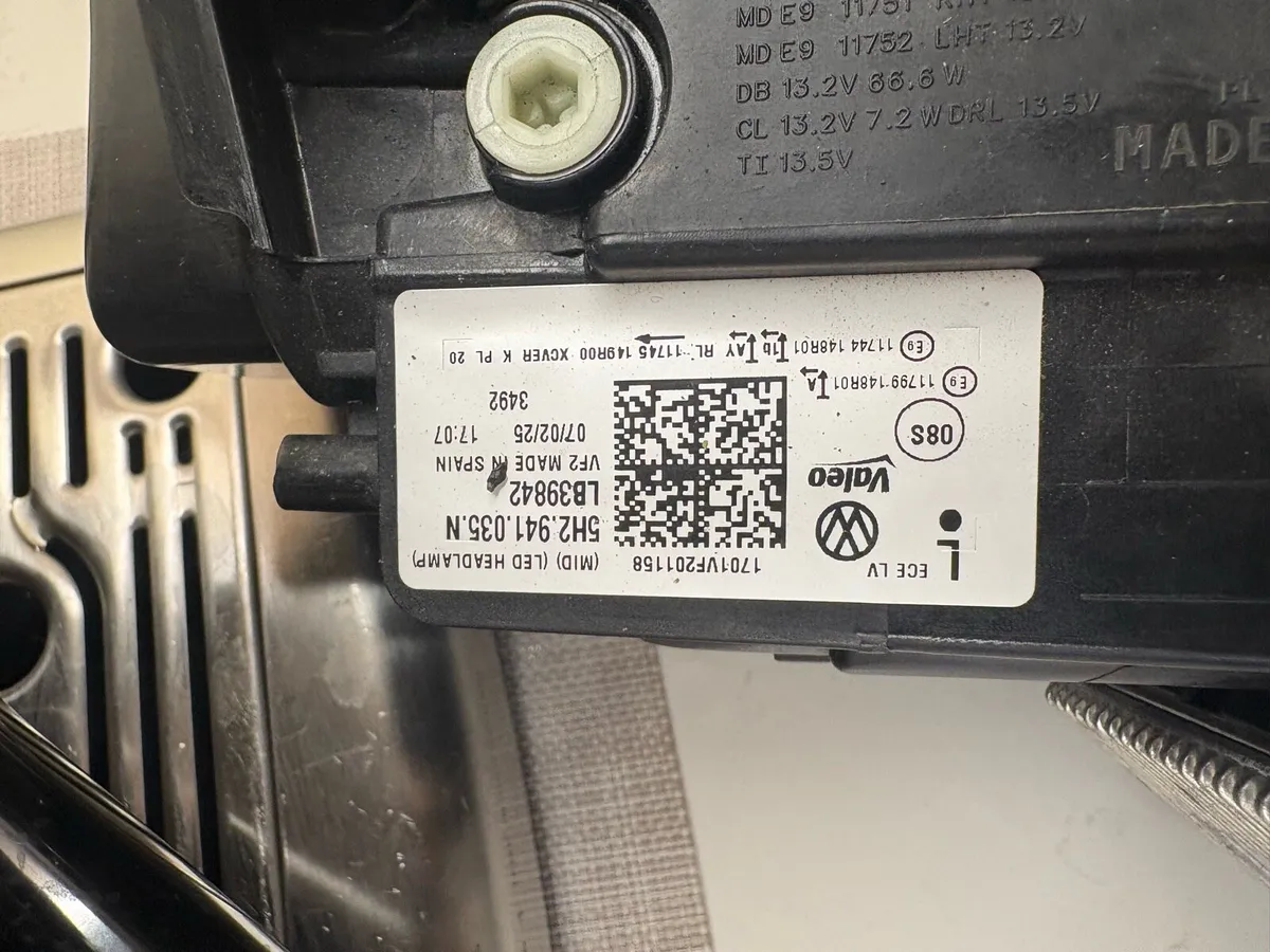 Mk8.5 Volkswagen Golf Headlamps - Image 3