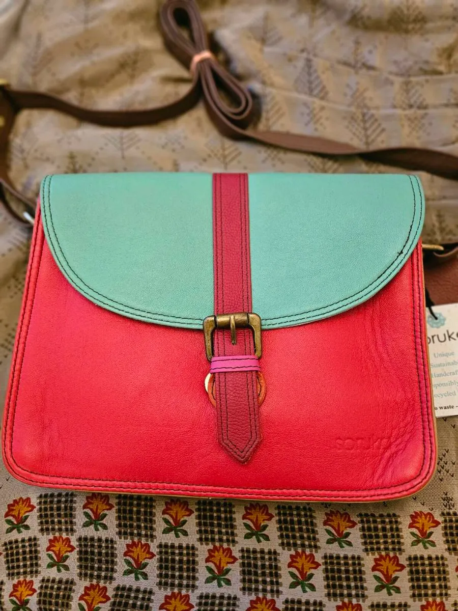 Soruka Leather handbag 100% genuine Leather - Image 1