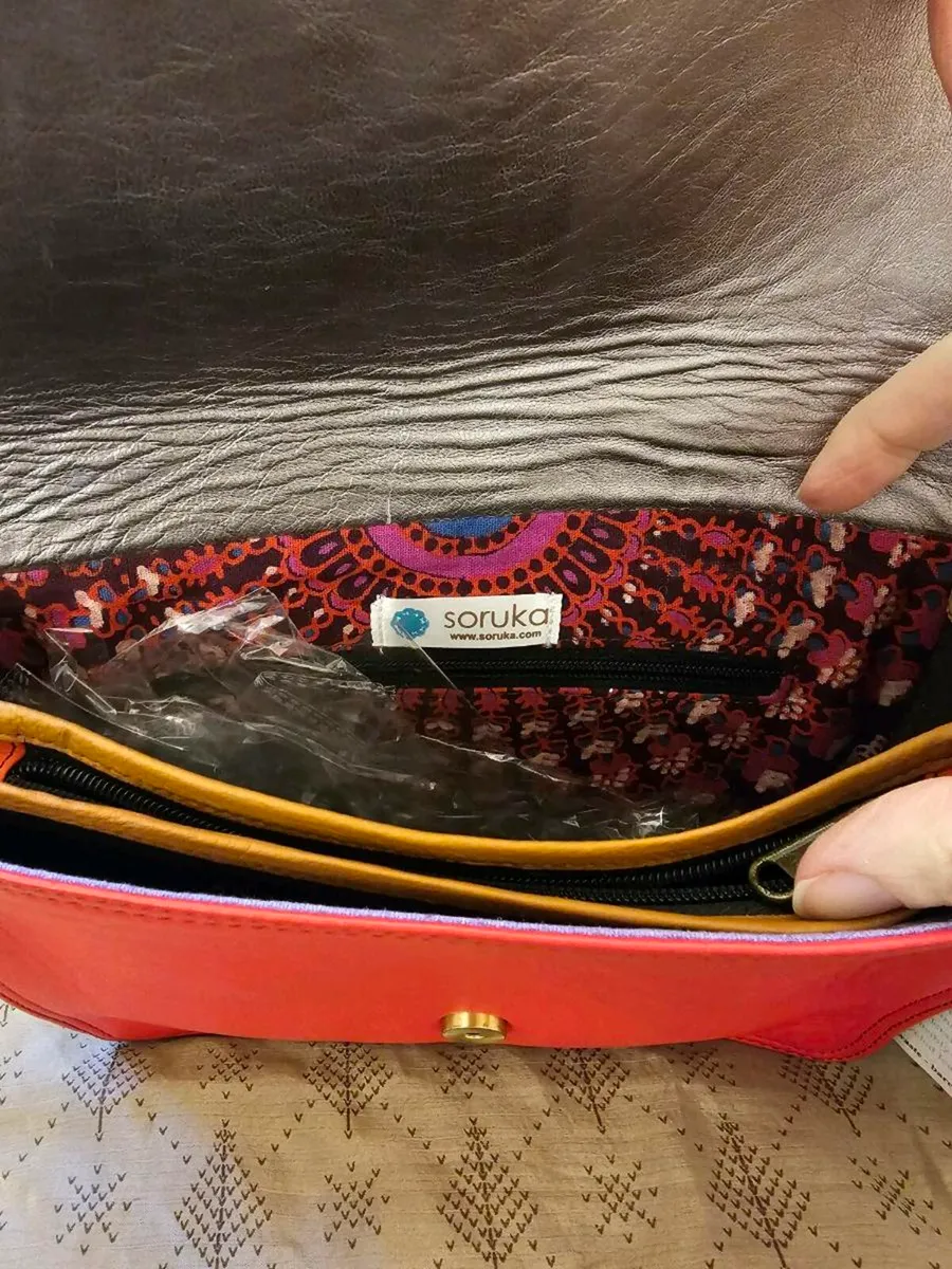 Soruka Leather handbag 100% genuine Leather - Image 2