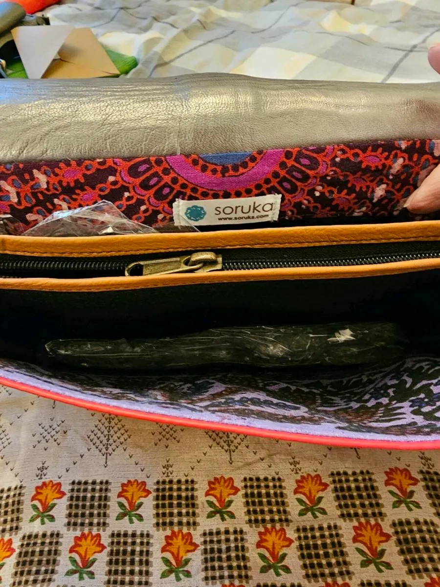 Soruka Leather handbag 100% genuine Leather - Image 3
